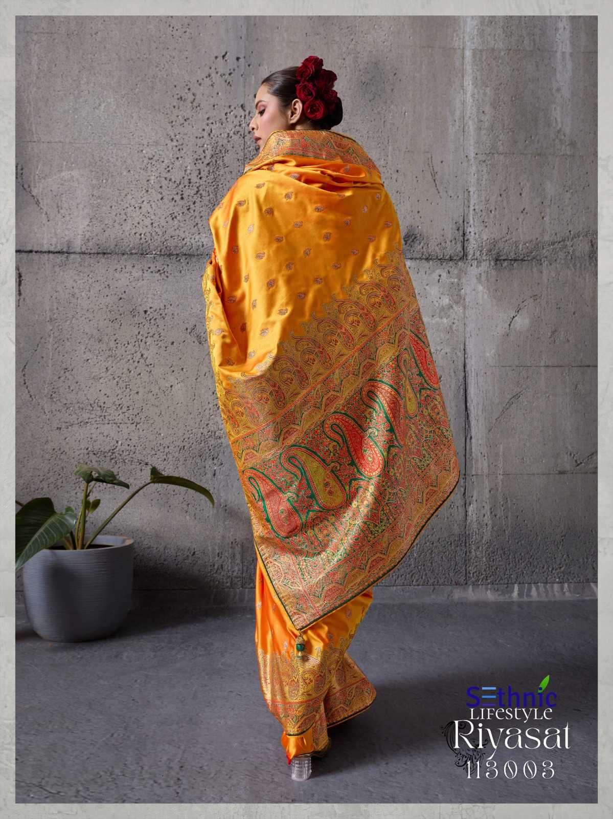 Satin Designer Silk Saree
