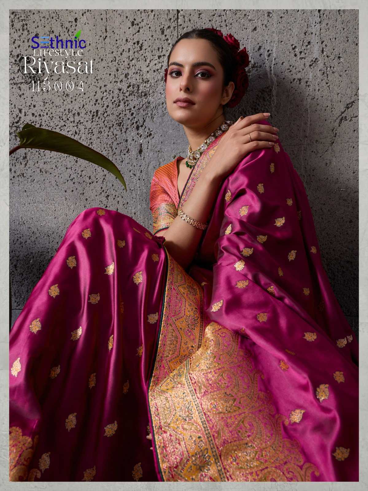 Satin Designer Silk Saree
