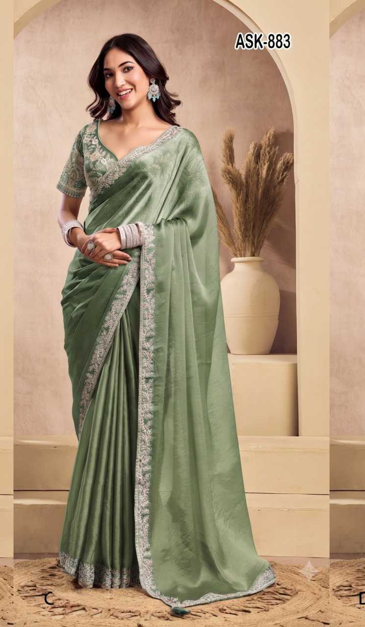 Organza Silk Traditional Saree