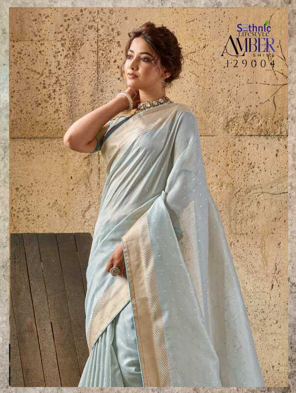 Tissue Zari Border Saree