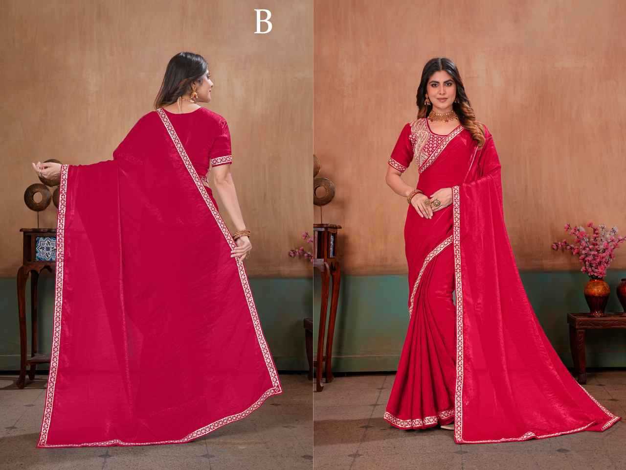Satin Ready To Wear Saree