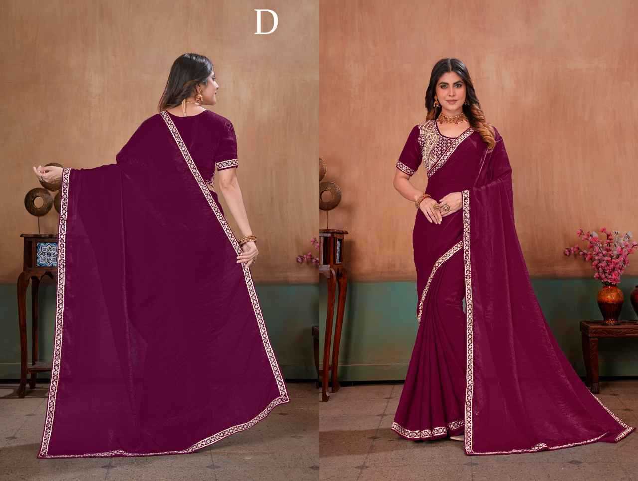 Satin Ready To Wear Saree