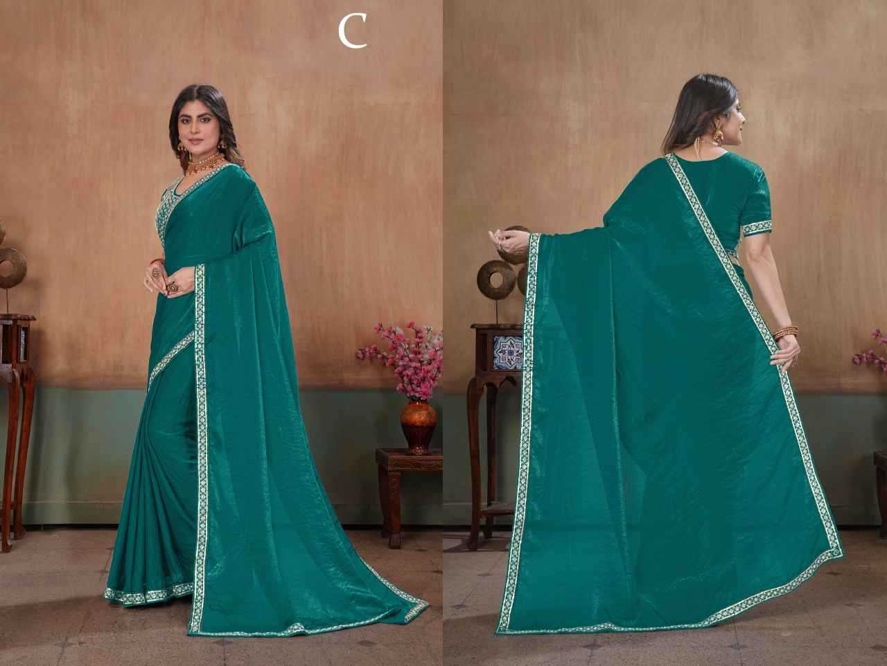 Satin Ready To Wear Saree