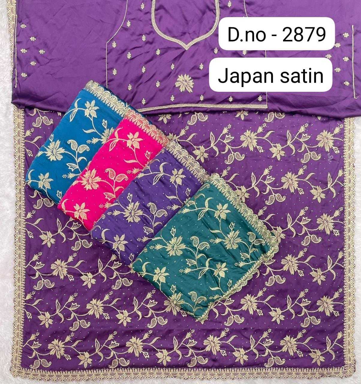 Japan Sartin Embroidered Saree