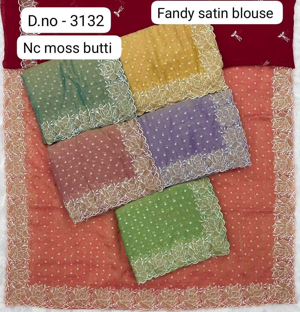 Satin Zari Border Saree