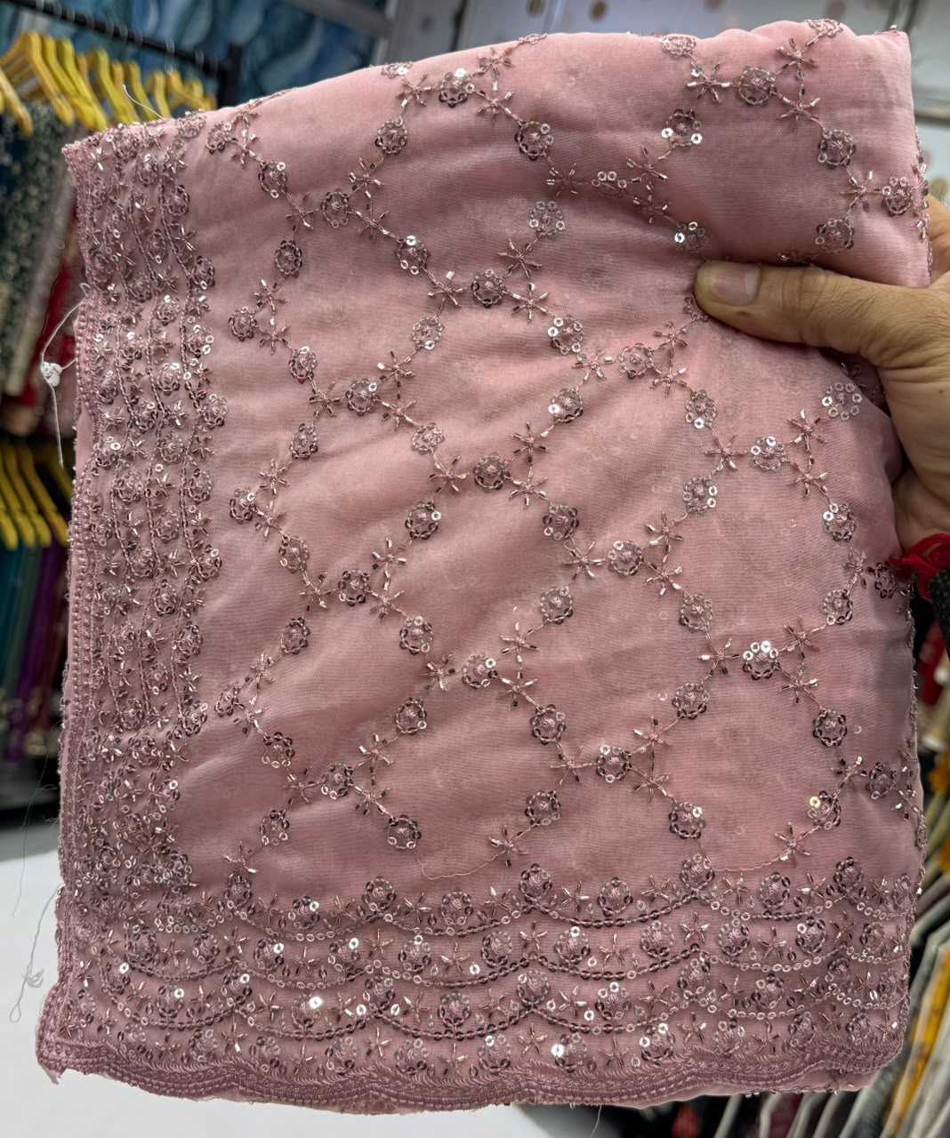 Silver Plated Designer Saree