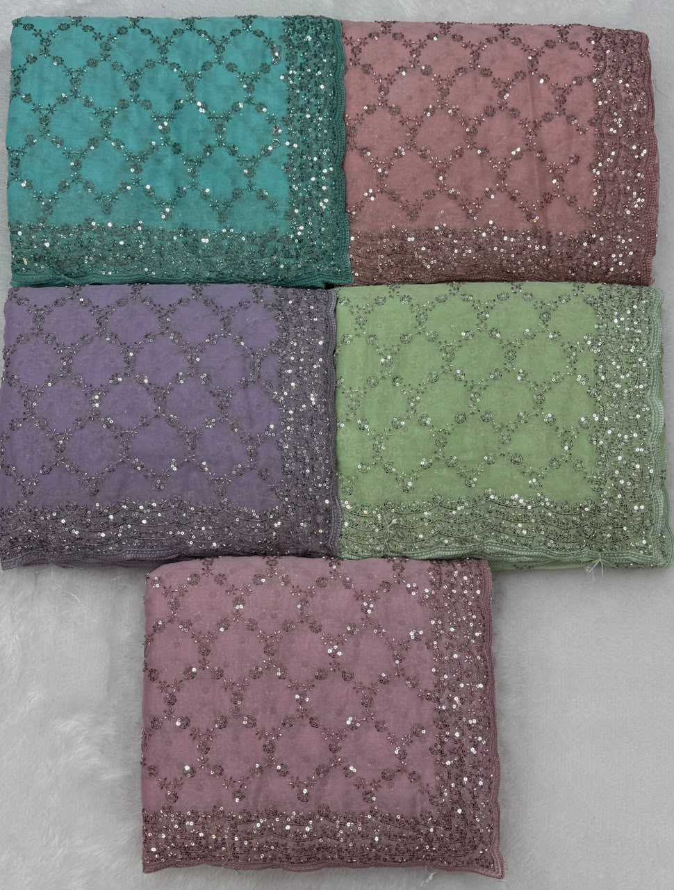 Silver Plated Designer Saree