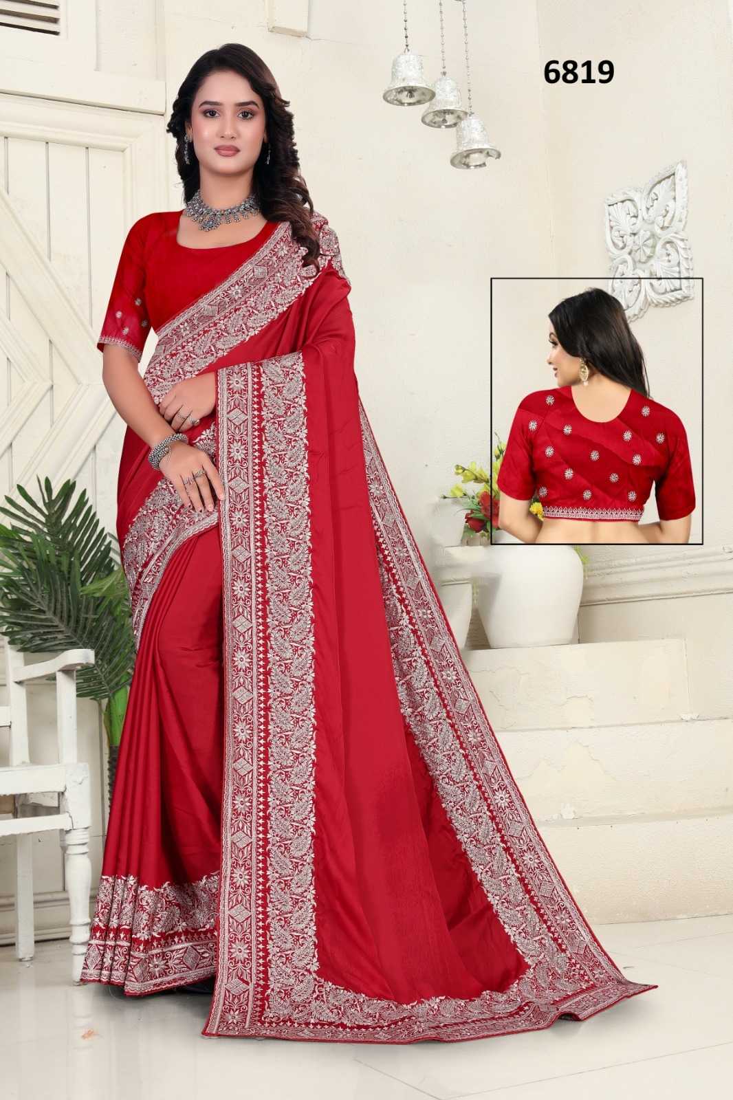 Embroidered Saree