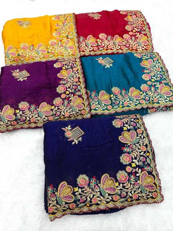 Fancy Embroidered Saree
