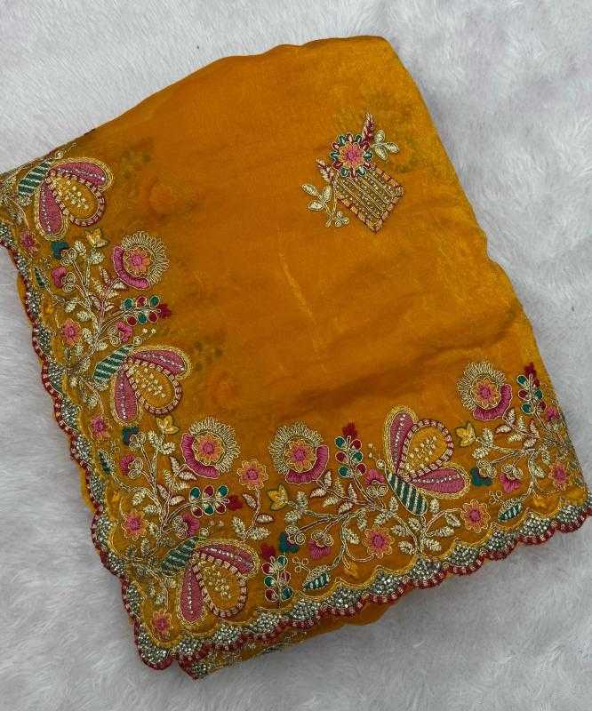 Fancy Embroidered Saree