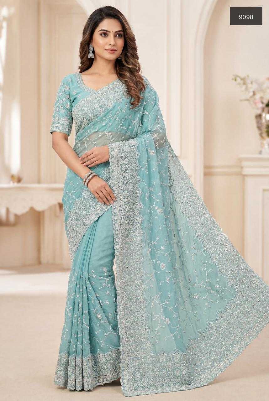 Stone Work Saree