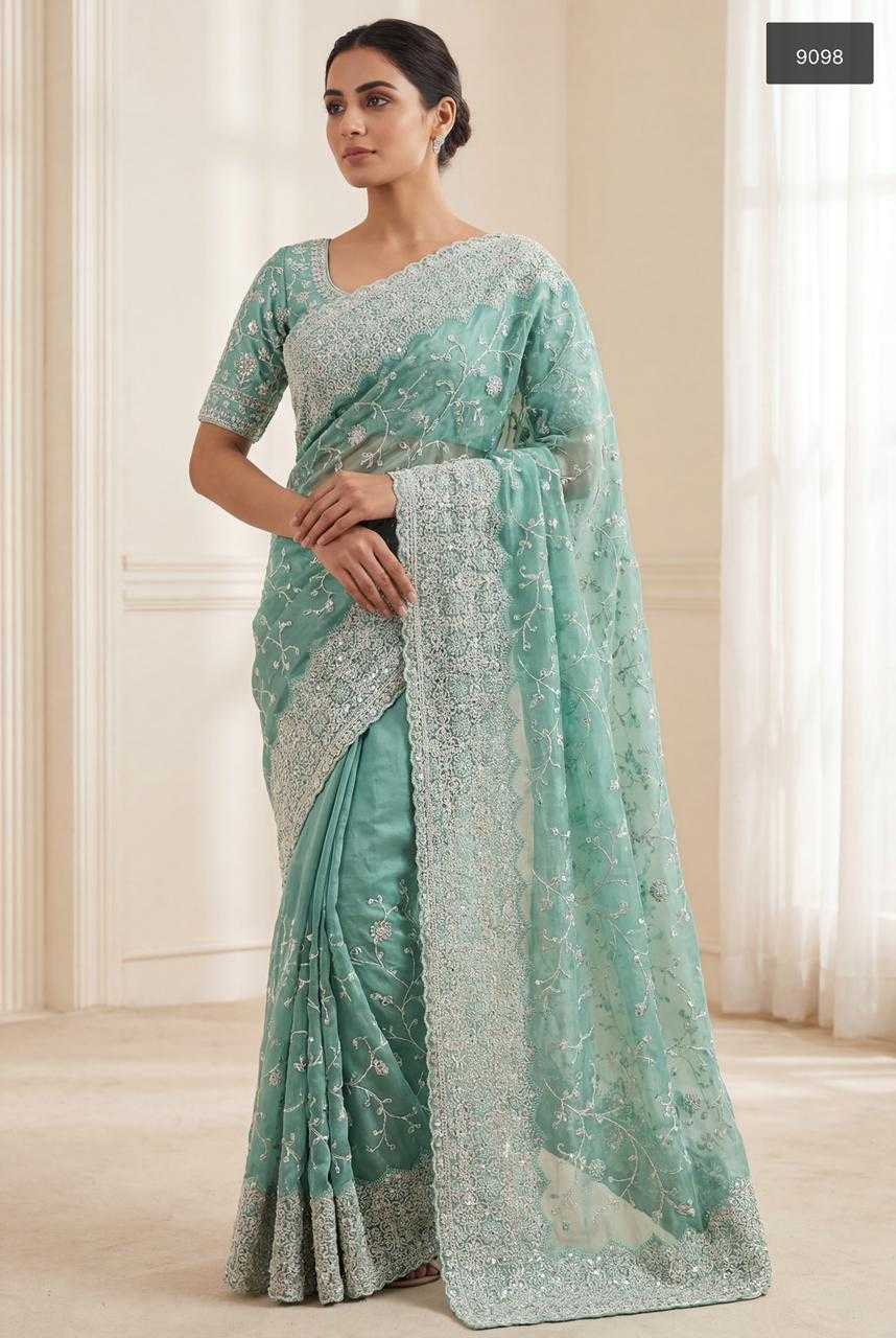 Stone Work Saree