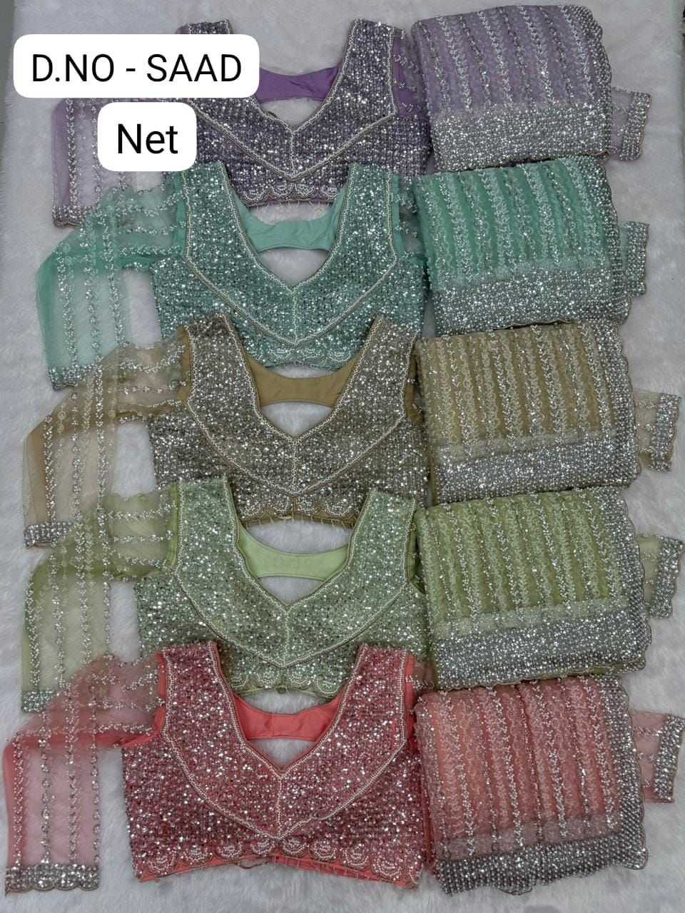 Aaheli Soft Net Designer Saree