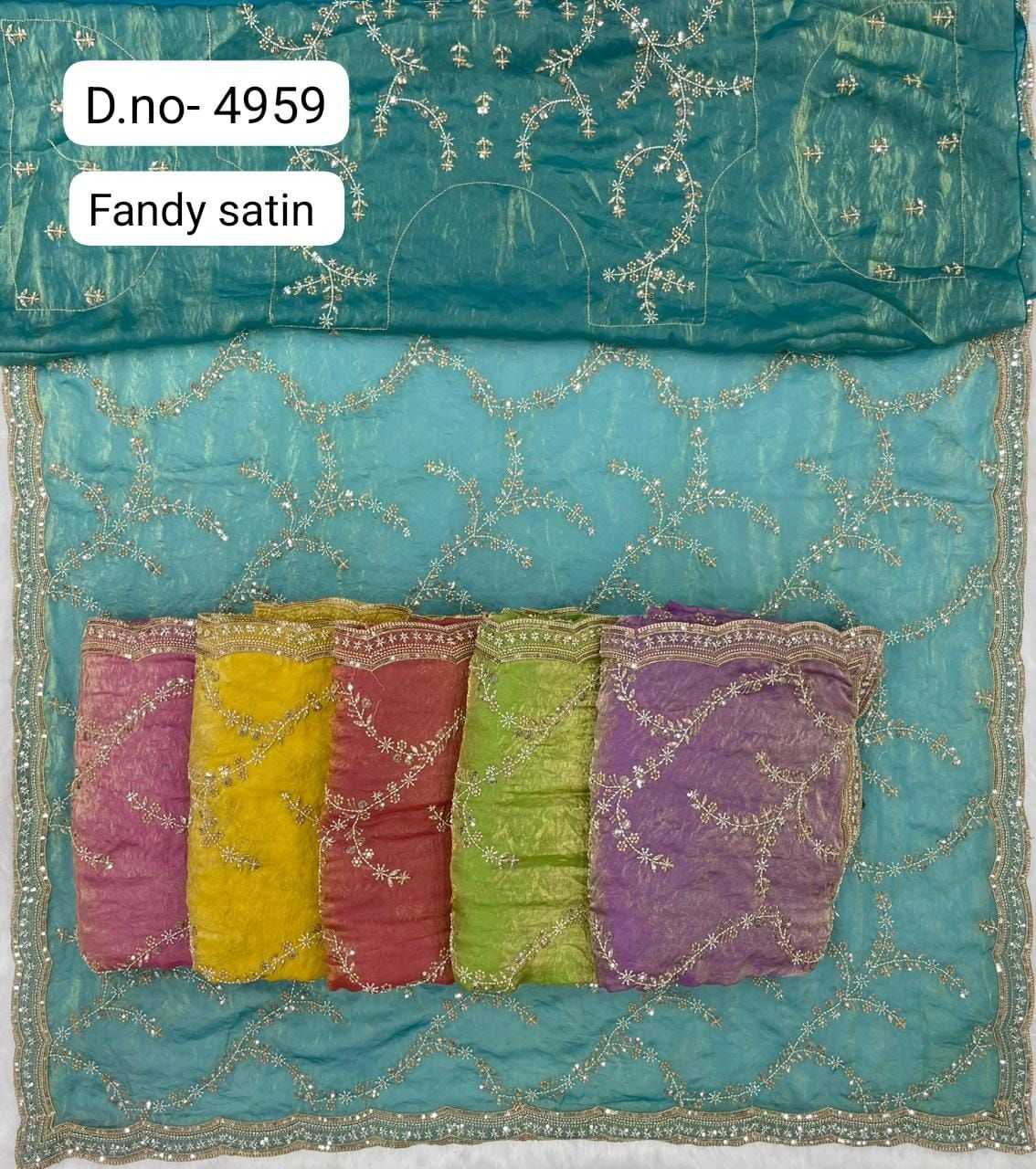 Aaradhya Satin Designer Saree