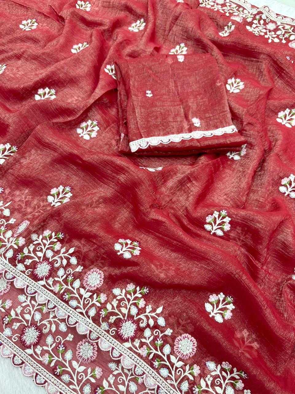Aishi Crunchi Sequence Saree