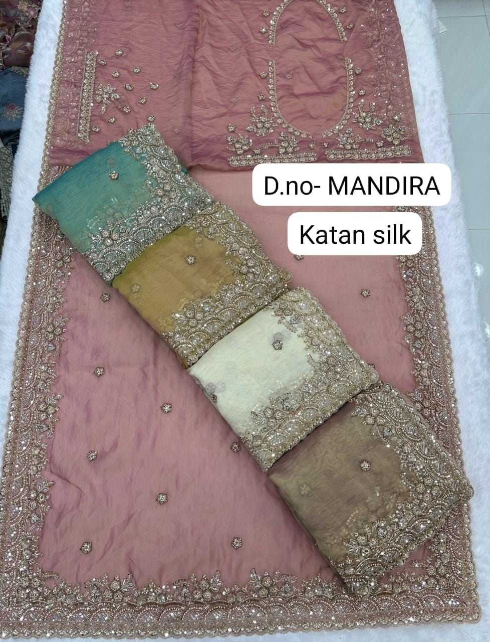 Mandira Katan Silk Heavy Saree