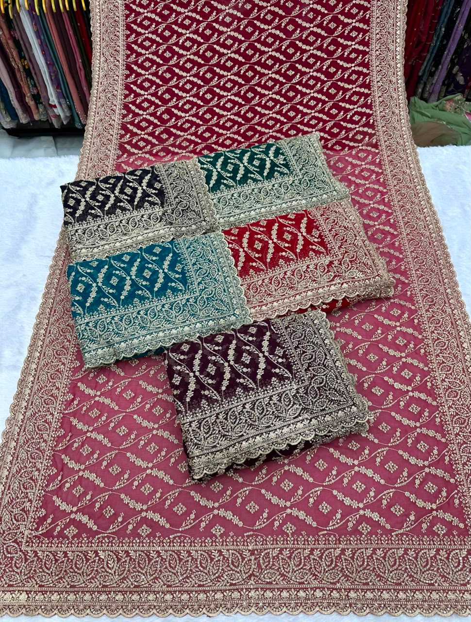 Hand Work Saree