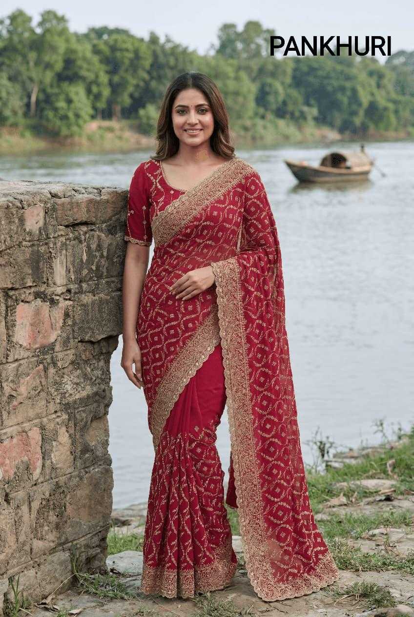 Hand Work Saree