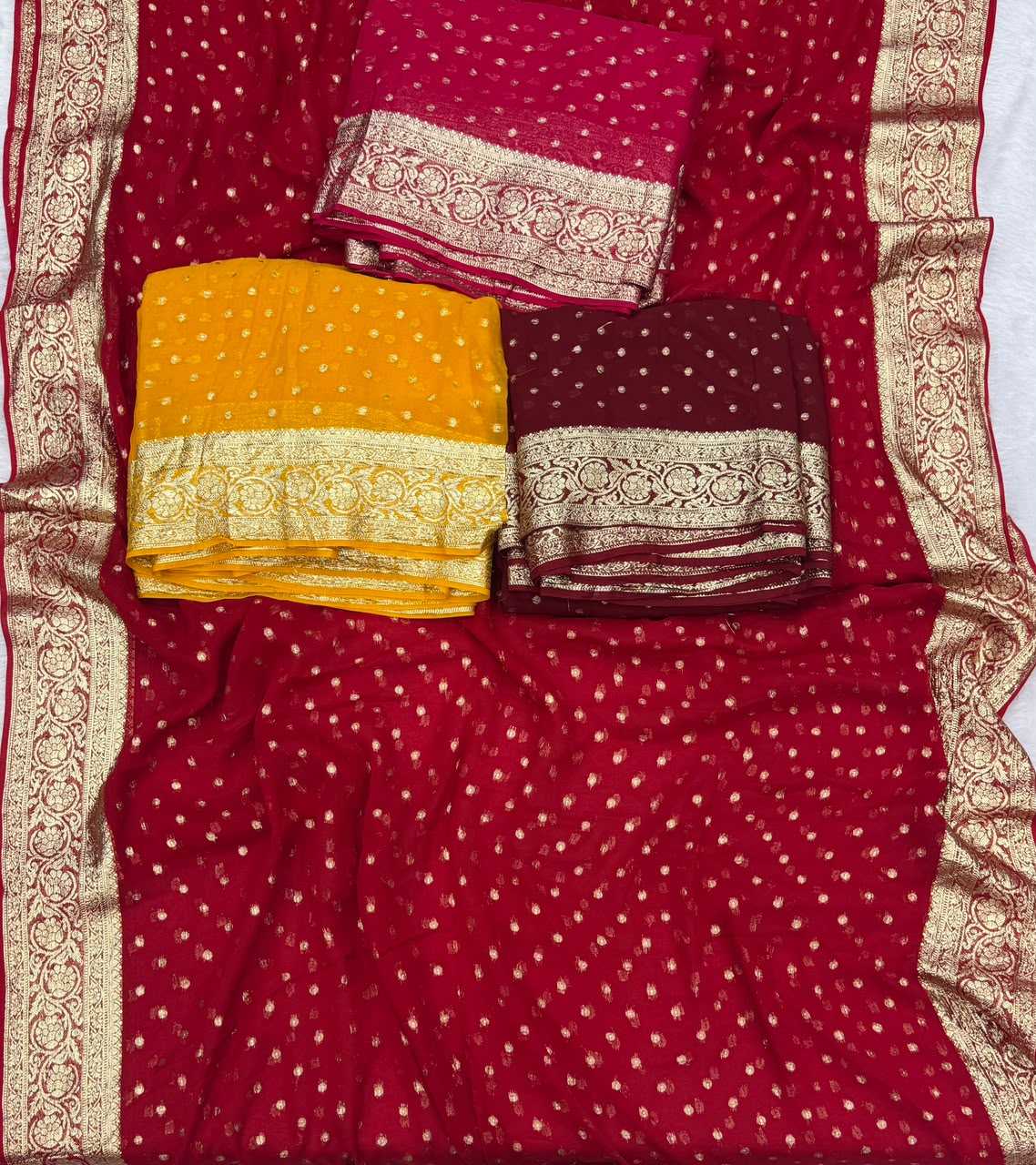 Viscose Georgette Saree