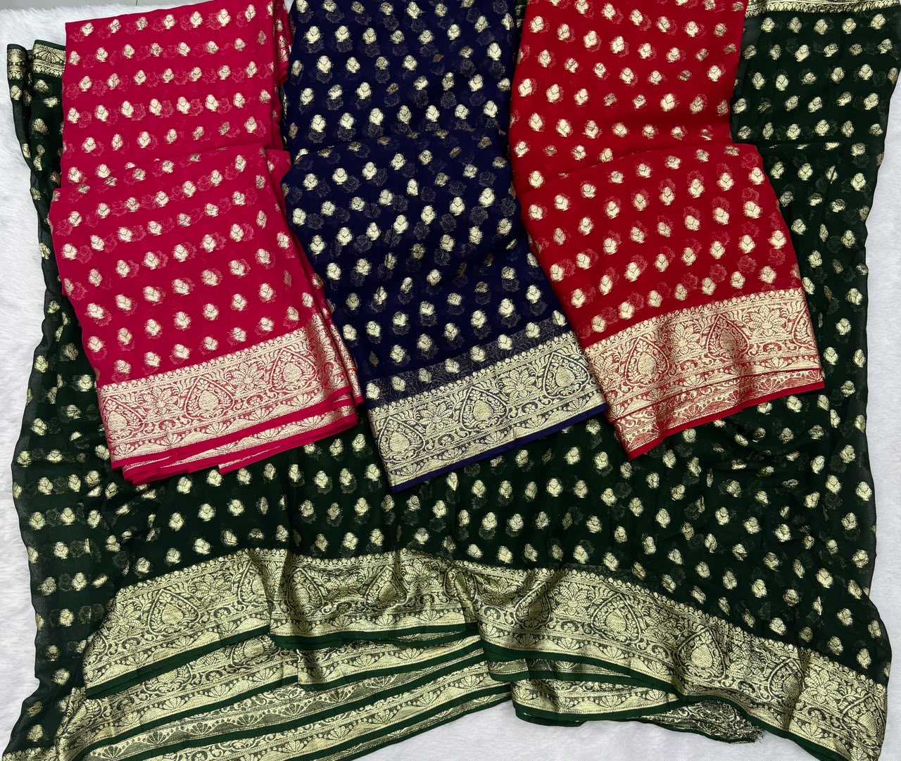 Viscose Georgette Saree