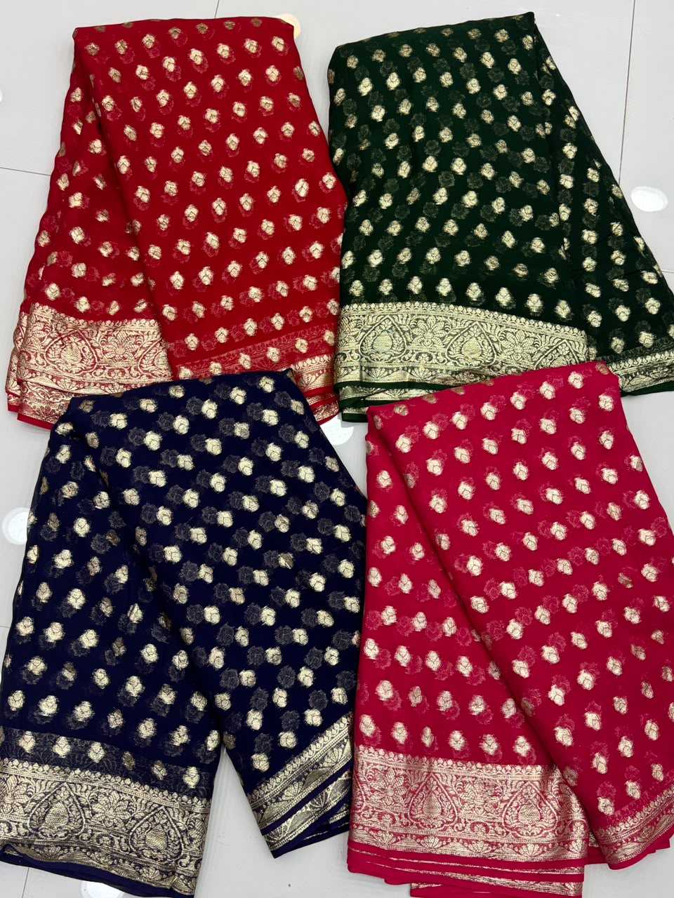 Viscose Georgette Saree