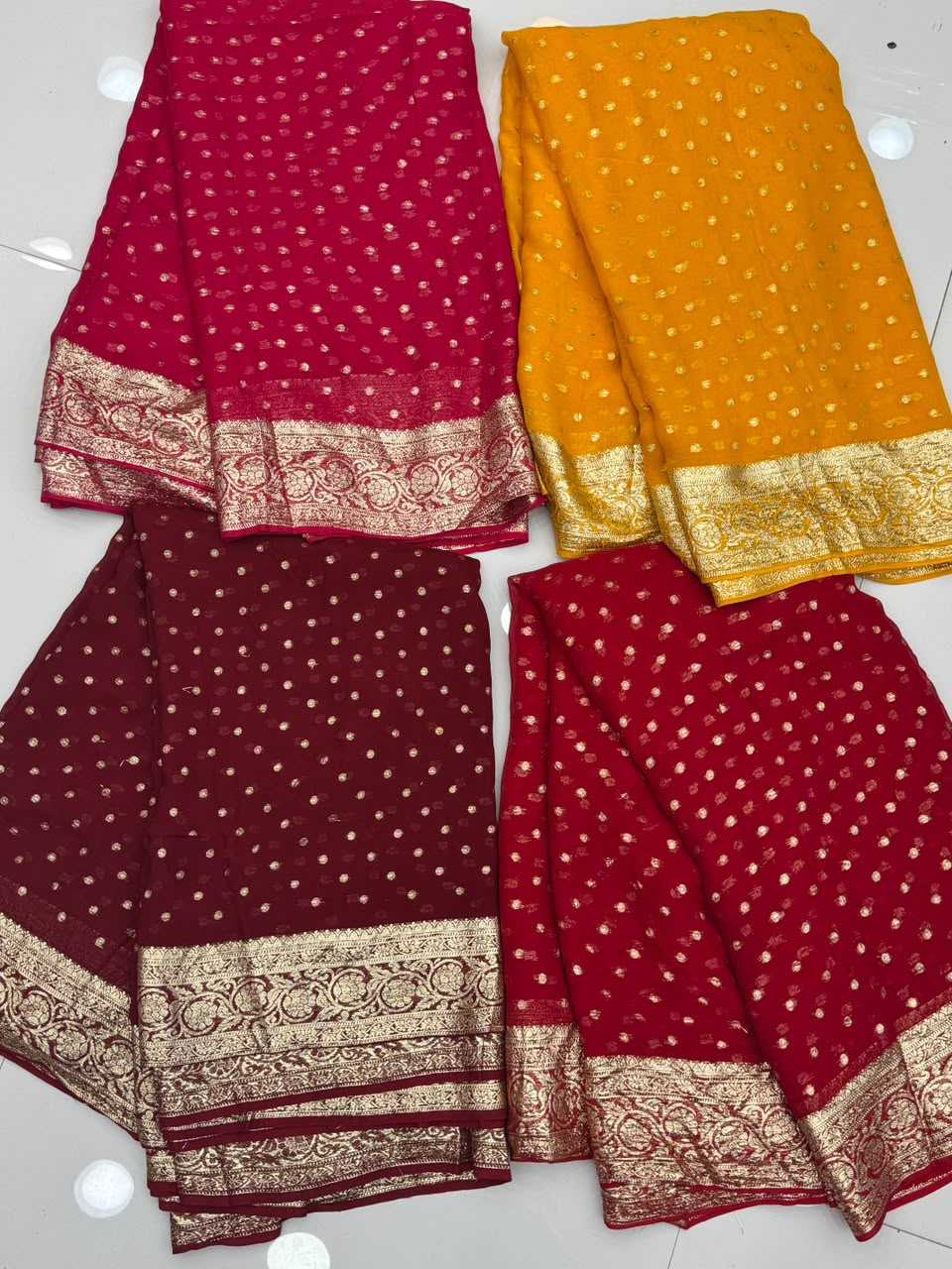 Viscose Georgette Saree