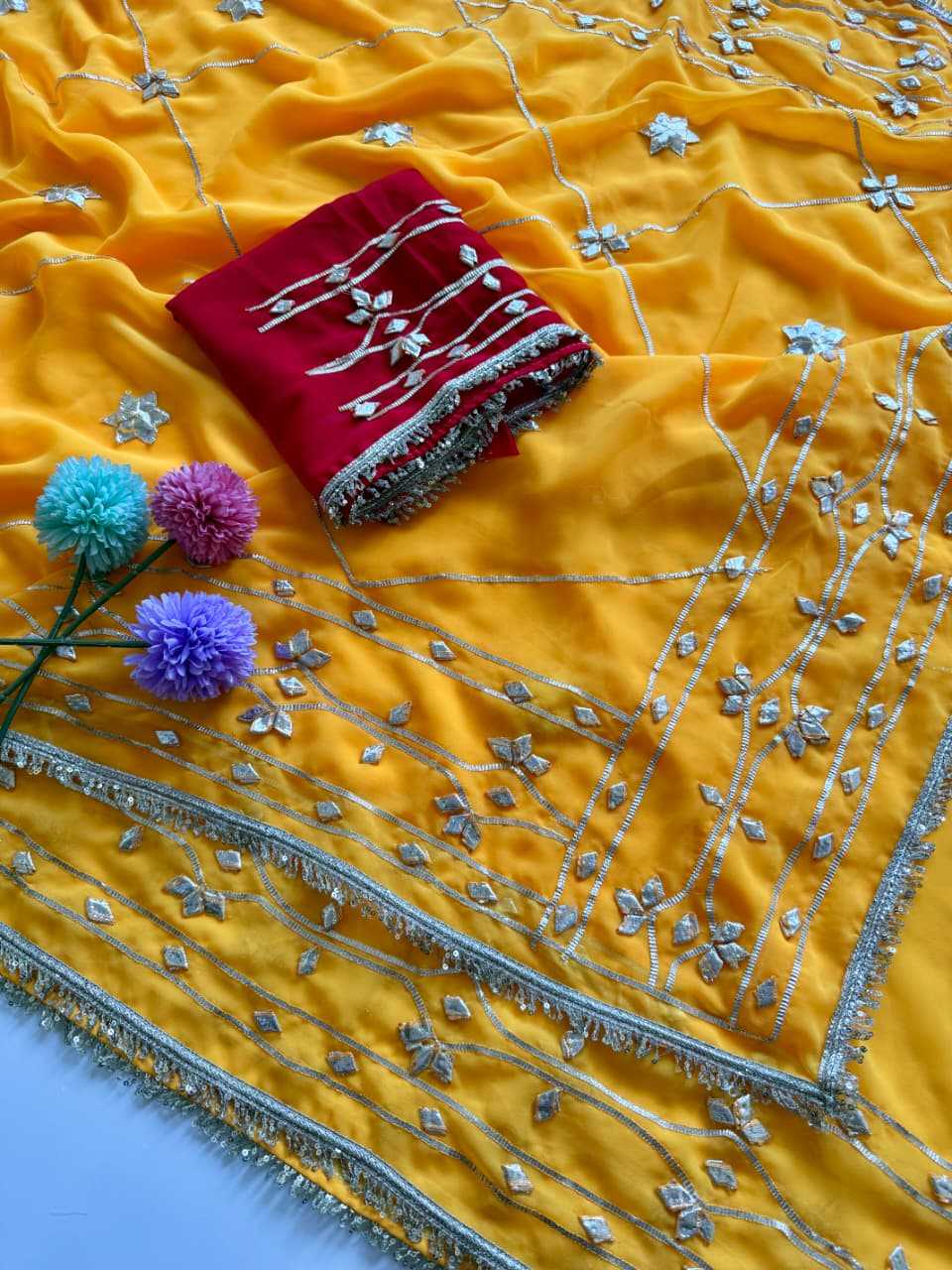 Georgette Fancy Saree