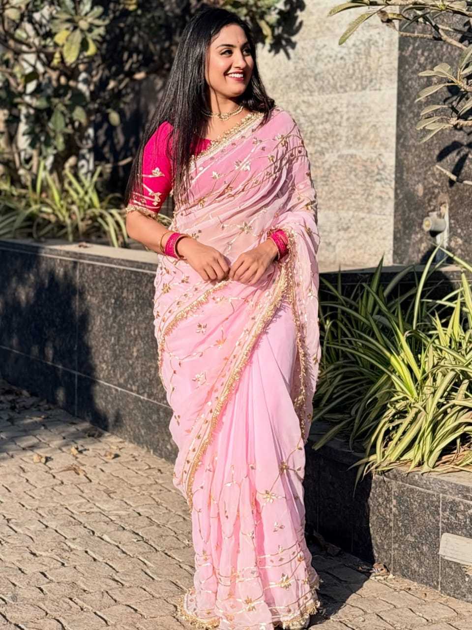 Georgette Fancy Saree