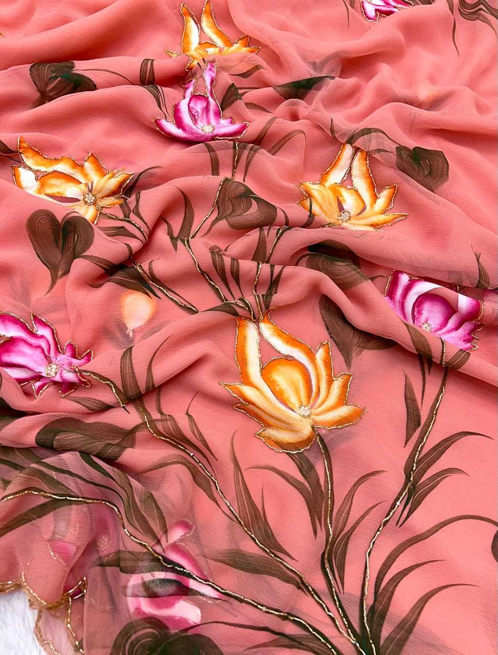 Pure Soft Shiffon Fancy Saree