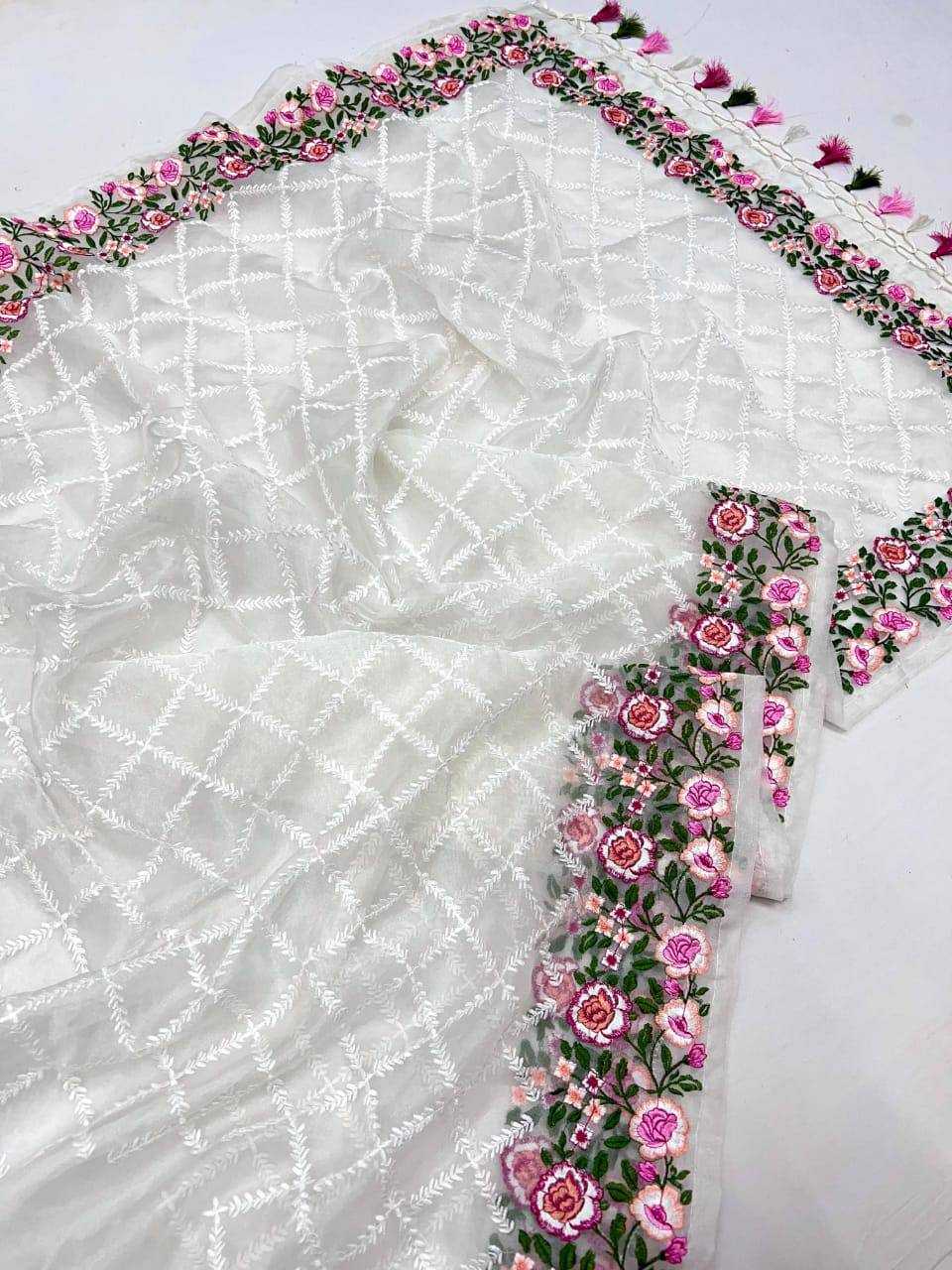 Organza Party Wear Saree