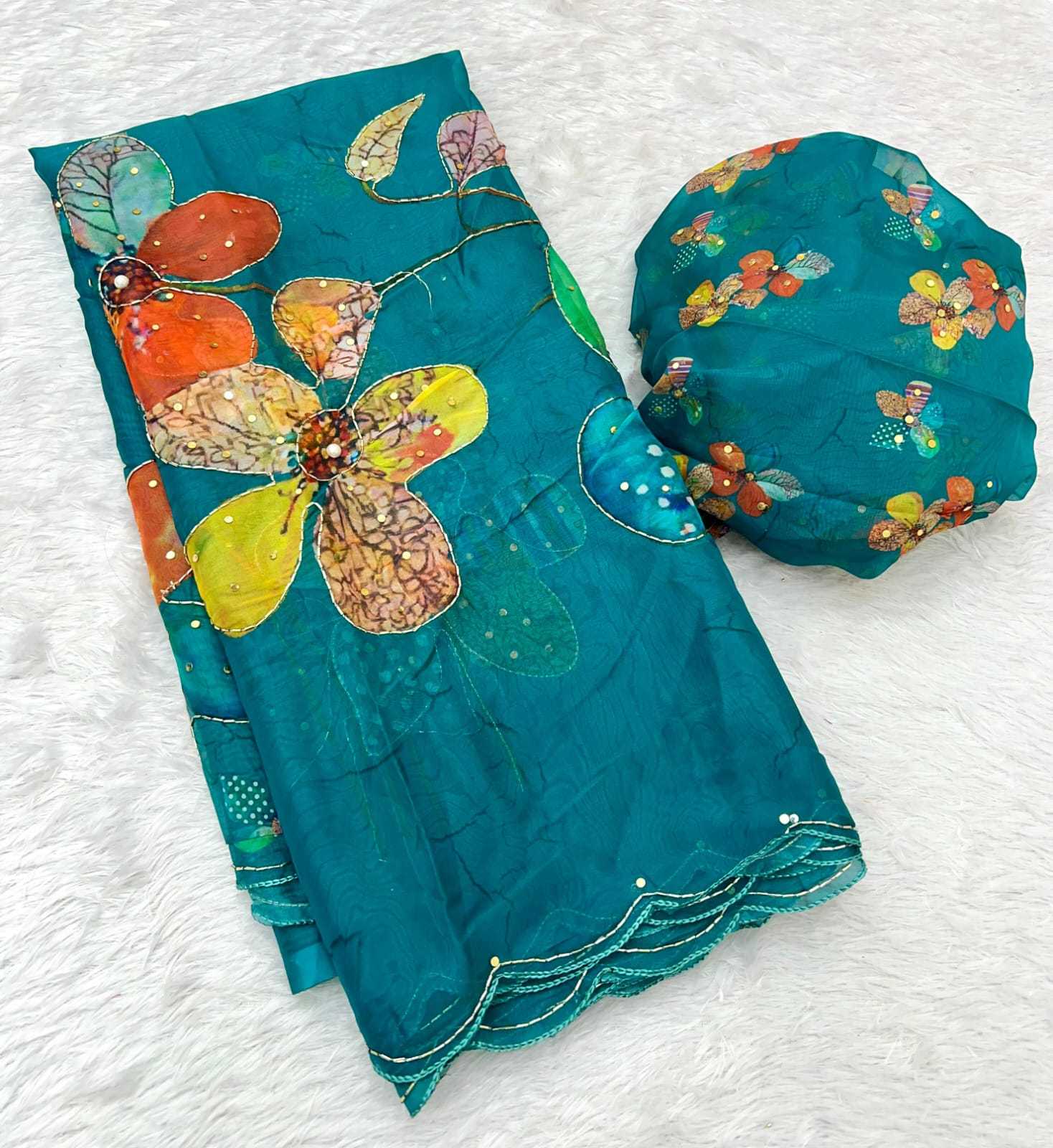 Tabby Silk Party Wear Saree