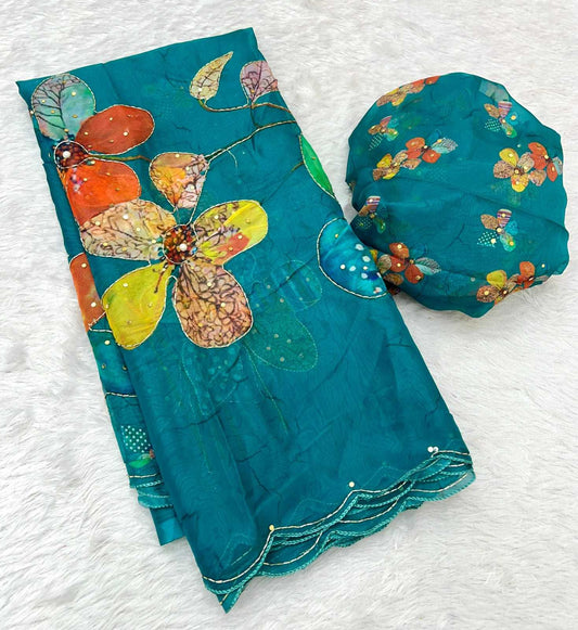 Tabby Silk Party Wear Saree