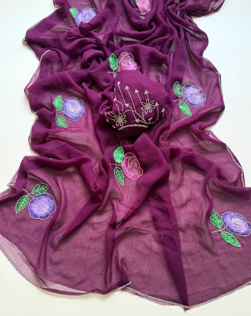Pure Soft Shiffon Party Wear Saree