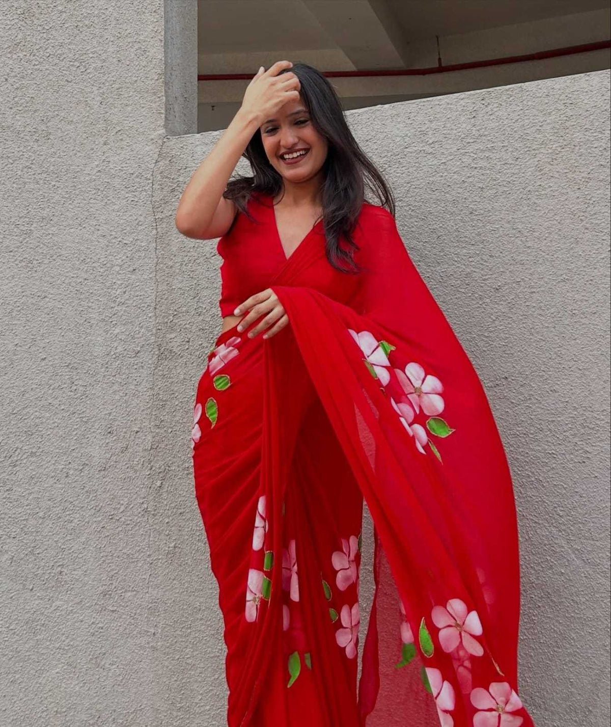 Aabhira Chiffon Saree