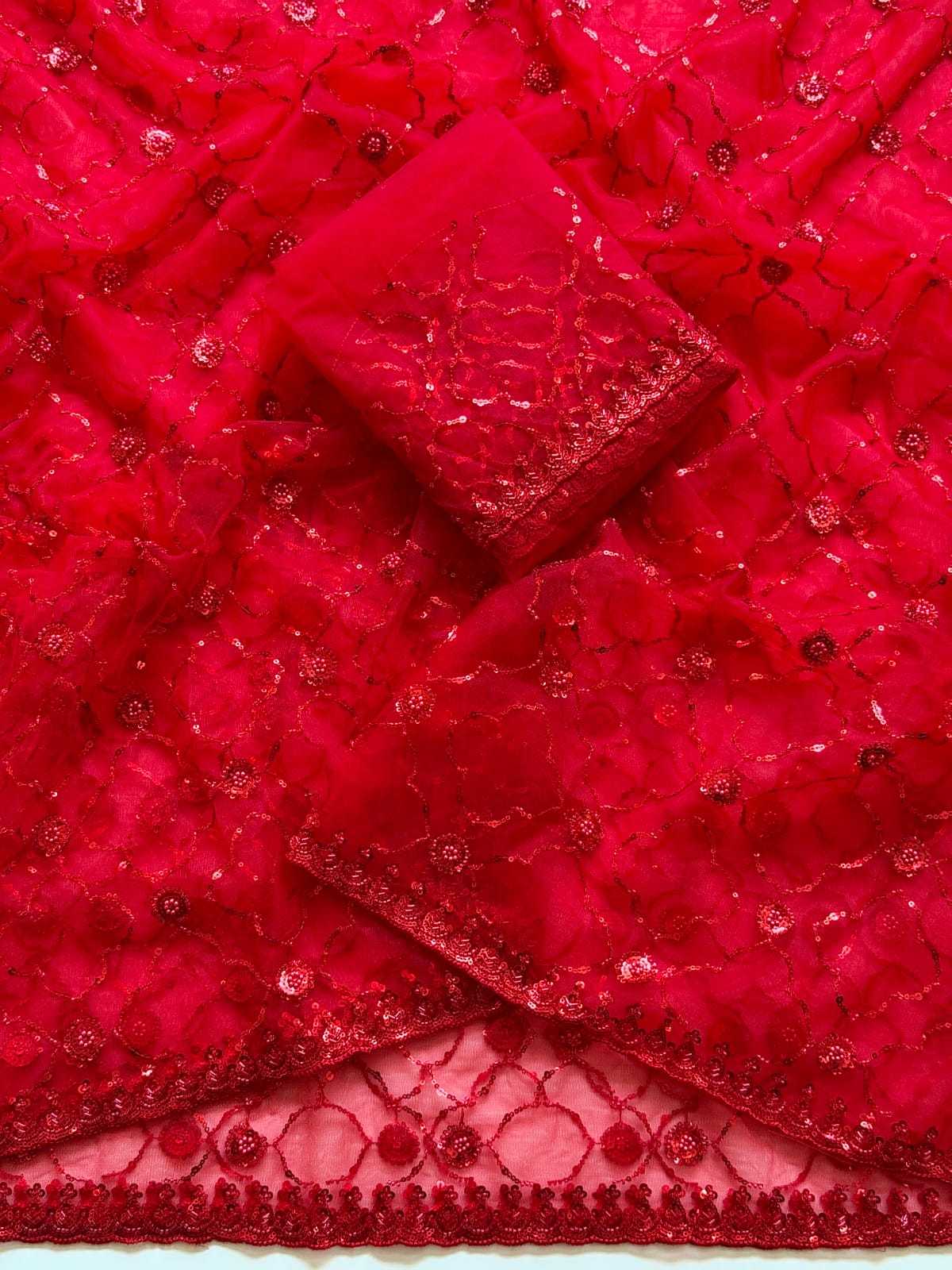Aadhira Soft Net Sequence Saree