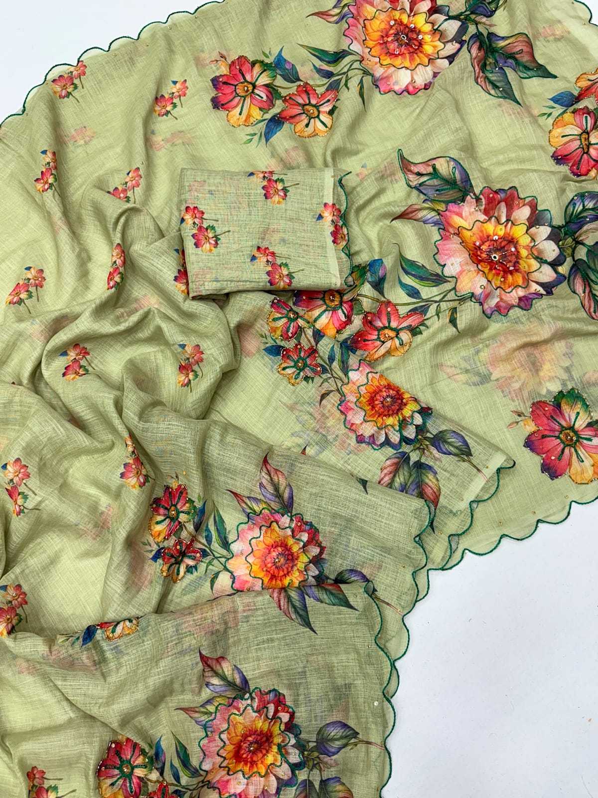 Aaradhya Soft Cotton Printed Saree JT-148801