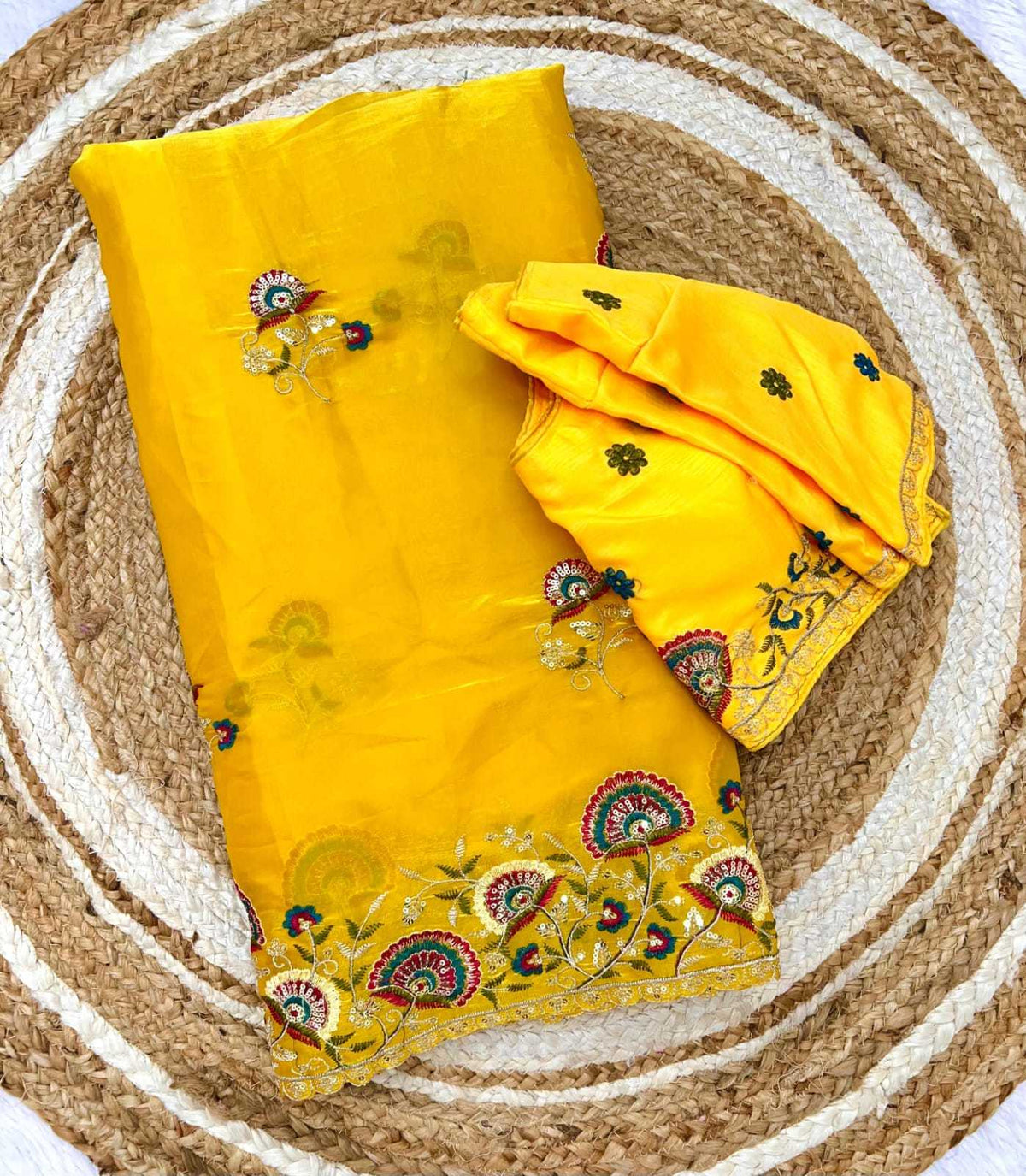 Aditi Satin Sequence Saree