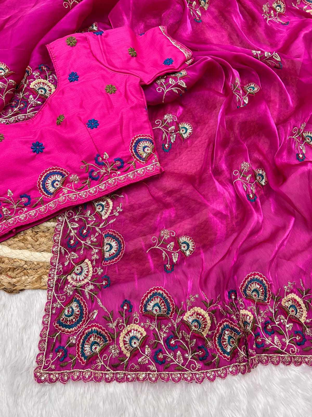Aditi Satin Sequence Saree