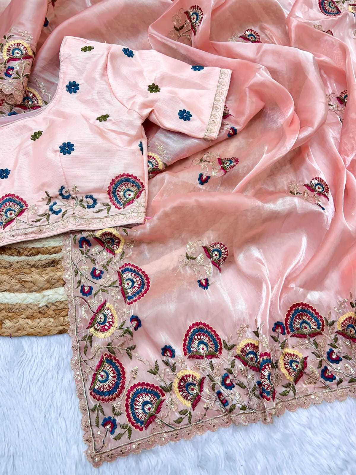 Aditi Satin Sequence Saree