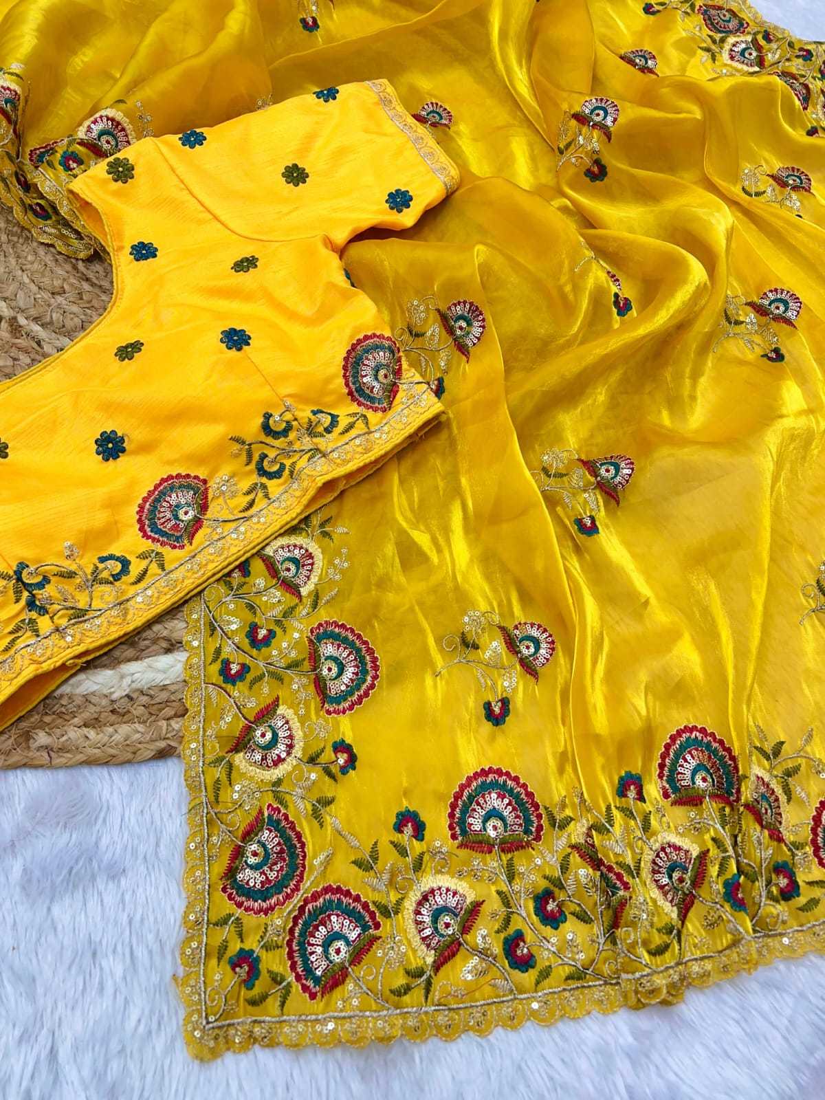 Aditi Satin Sequence Saree