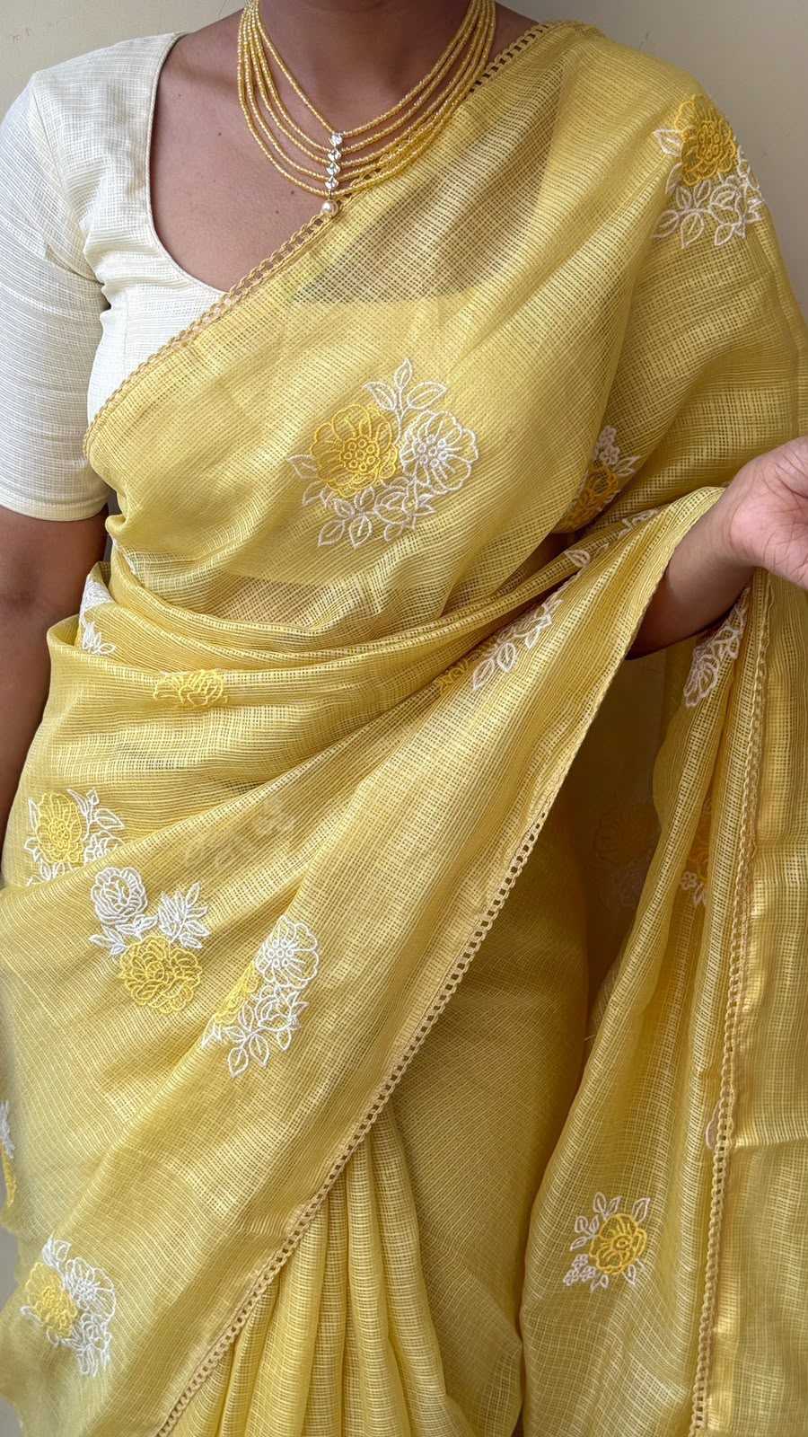 Amoli Kota Silk Kora Saree