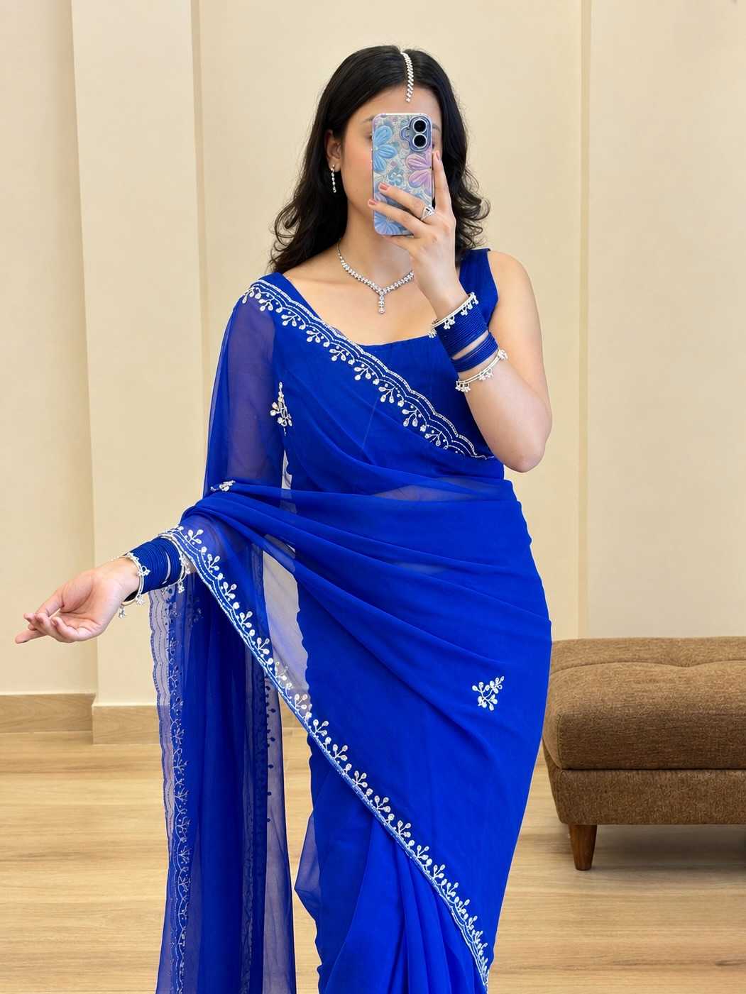 Anika Premium Georgette Saree