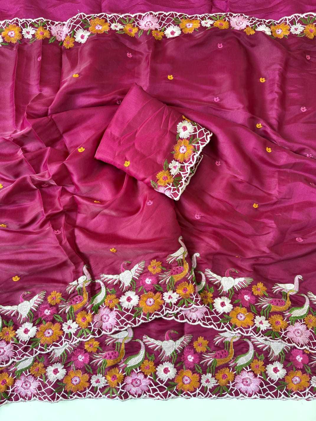 Embroidered Saree