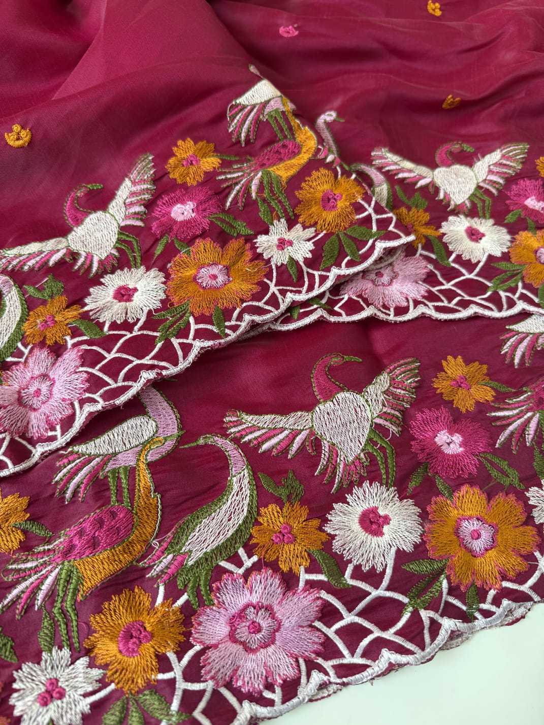 Embroidered Saree