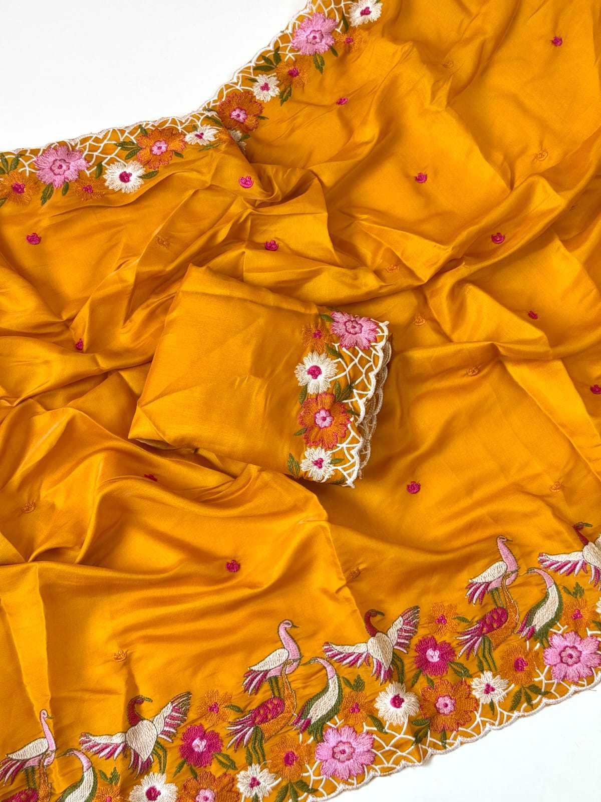 Embroidered Saree