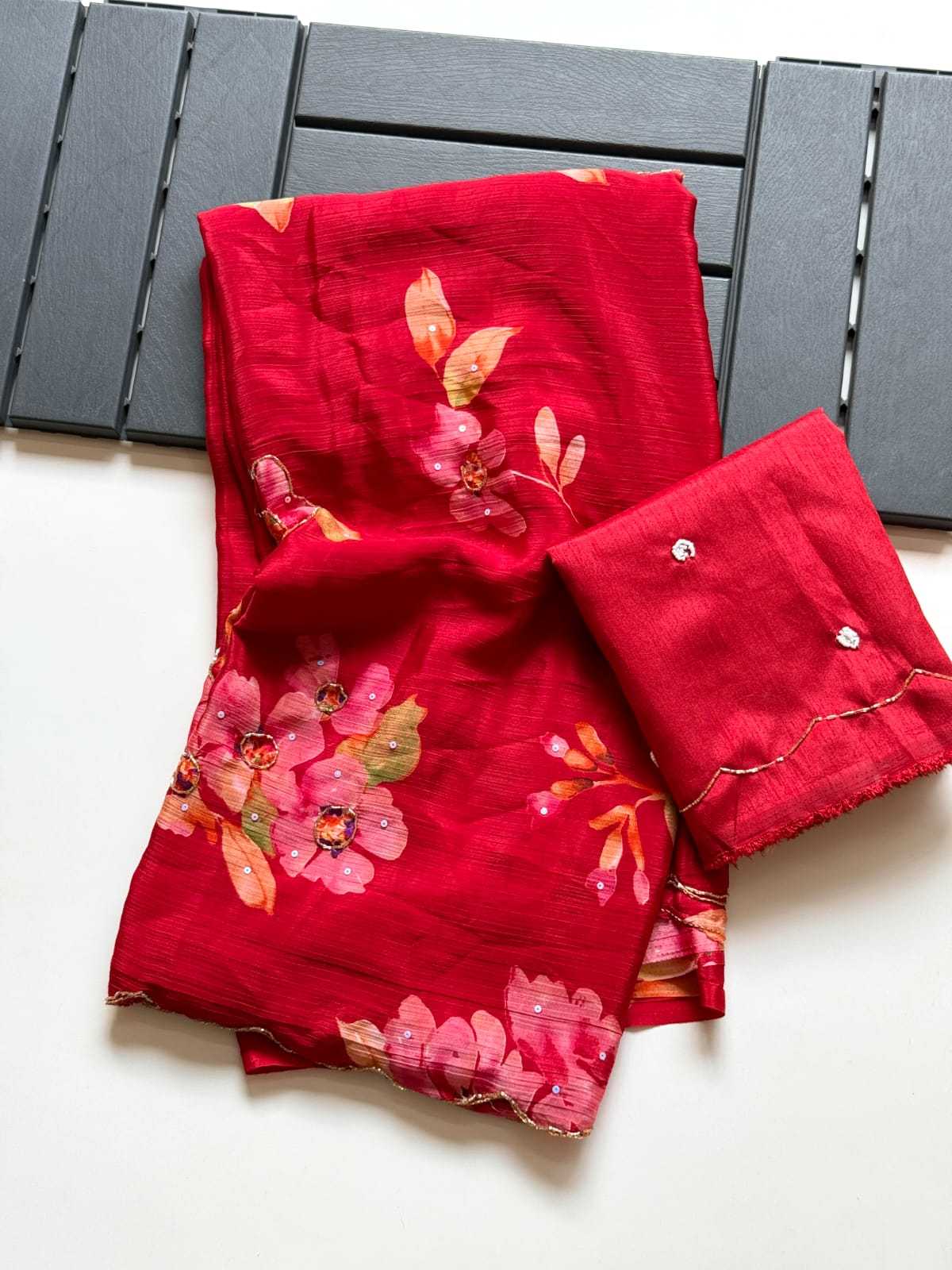 Gauri Chinon Silk Soft Saree