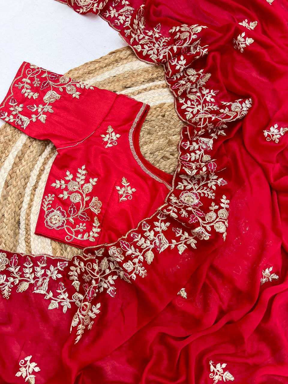 Geet Premium Georgette Saree