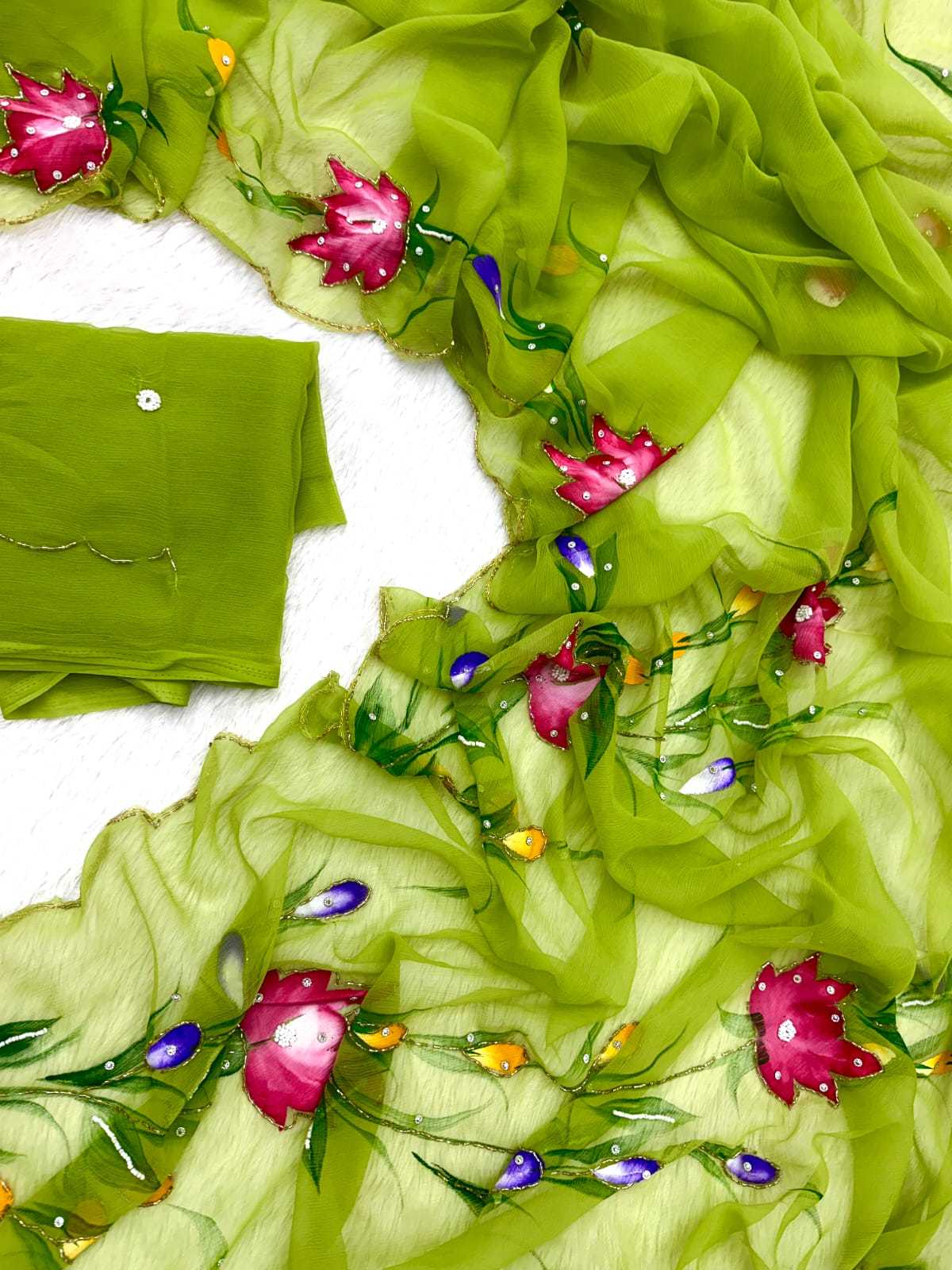 Geet Pure Chiffon Saree
