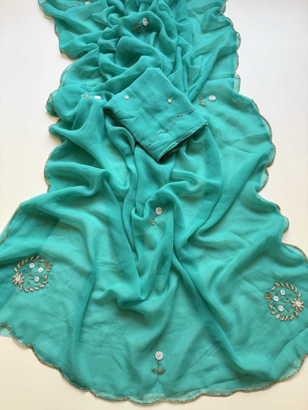 Juhi Pure Chiffon Traditional Silk Saree