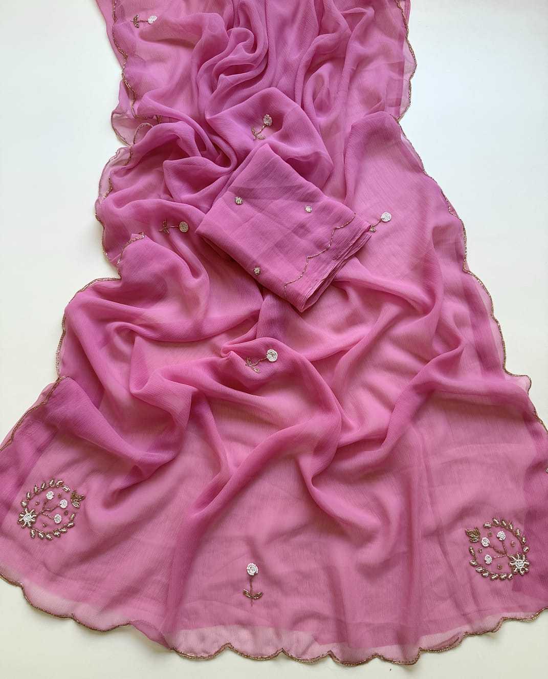 Juhi Pure Chiffon Traditional Silk Saree